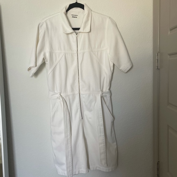 Reformation Jeans White Romper - Picture 2 of 3